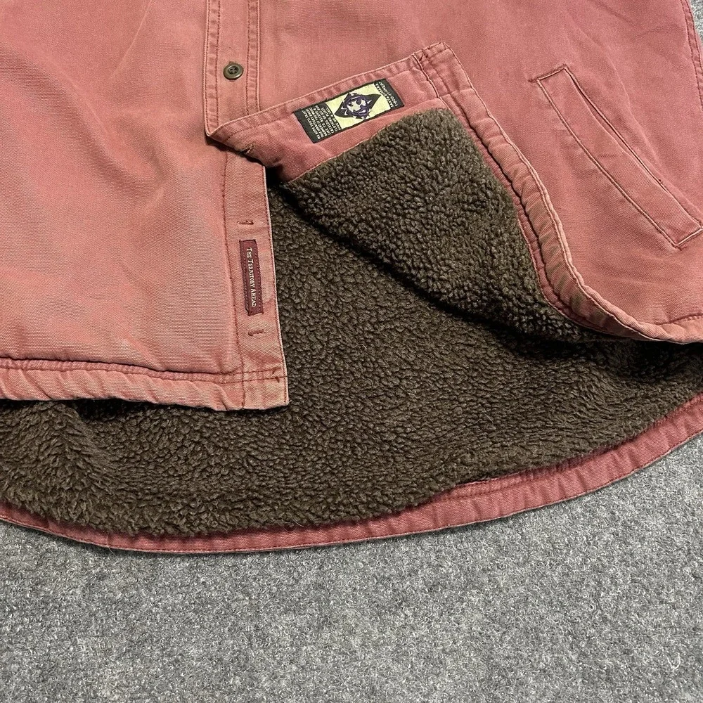 Territory Ahead Shacket Size XLT  Red  Sherpa-Lined Canvas Jacket‎ Elbow Patches